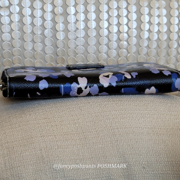 KATE SPADE floral multi-compartment multi-zip purse large wallet card holder - Picture 9 of 17